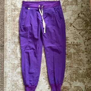 Figs Purple Drawstring Jogger Pants